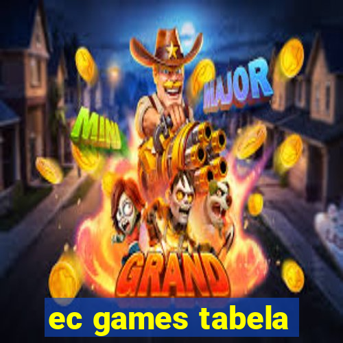 ec games tabela